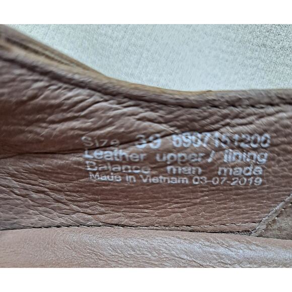 Dansko Women's 39 (8) Lanie Shoes Solid Brown Wedge Heel Mary Jane Strap - Picture 8 of 9